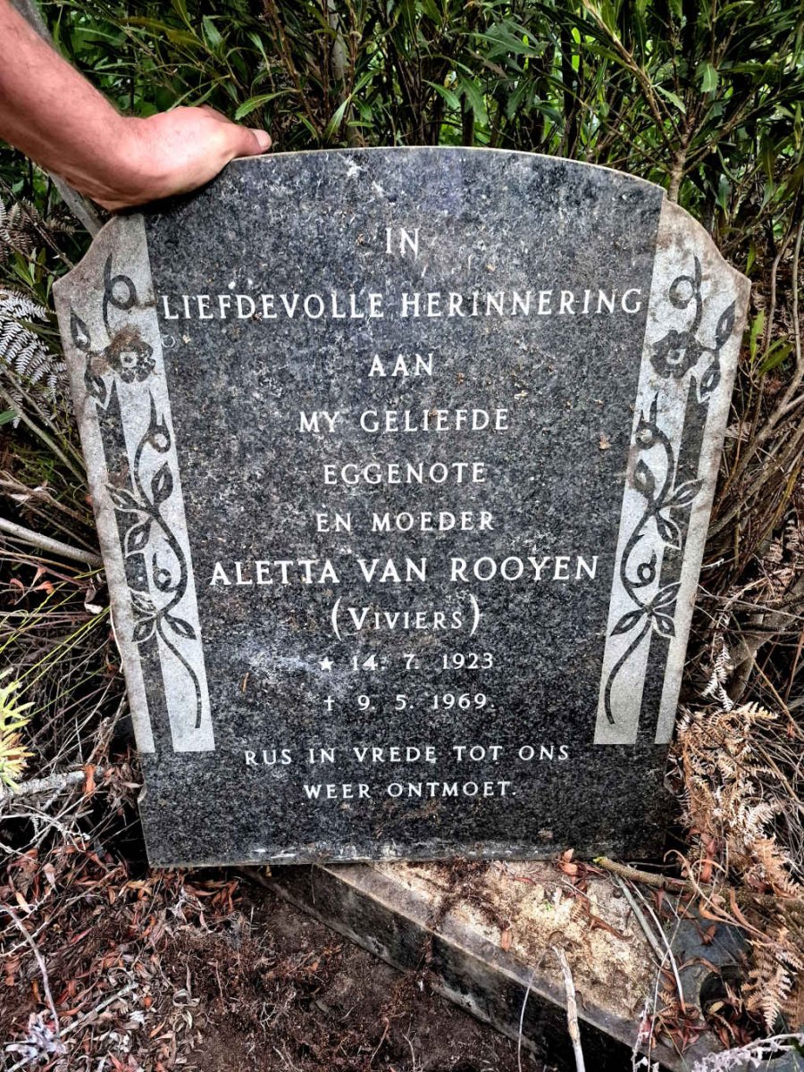 ROOYEN Aletta, van nee VIVIERS 1923-1969