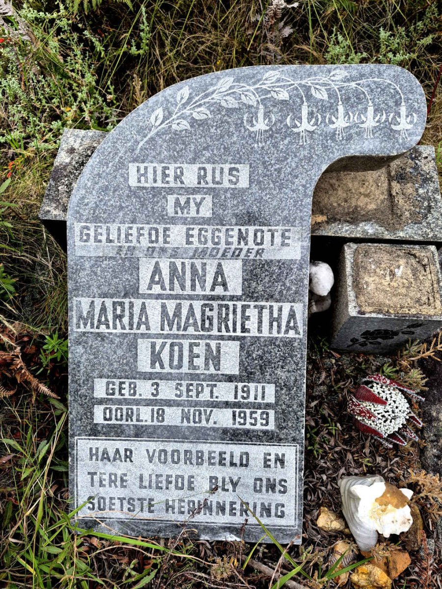 KOEN Anna Maria Magrietha 1911-1959
