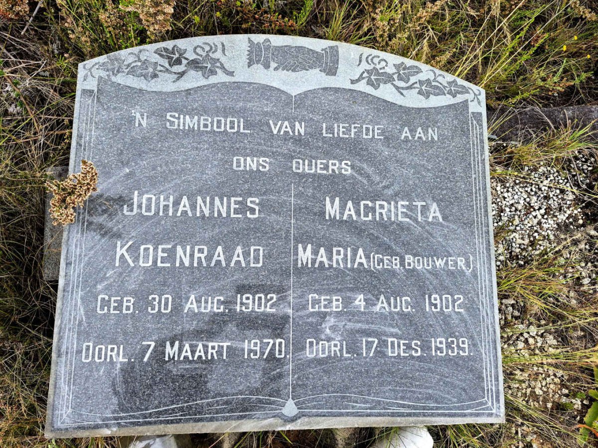 STANDER Johannes Koenraad 1902-1970 & Magrieta Maria BOUWER 1902-1939_1