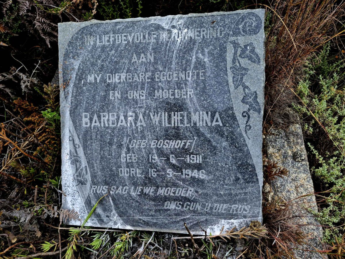 MULLER Barbara Wilhelmina nee BOSHOFF 1911-1946 _2