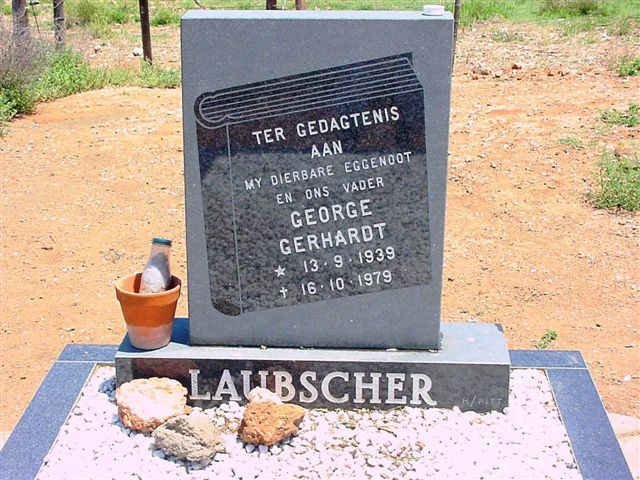 LAUBSCHER George Gerhardt 1939-1979