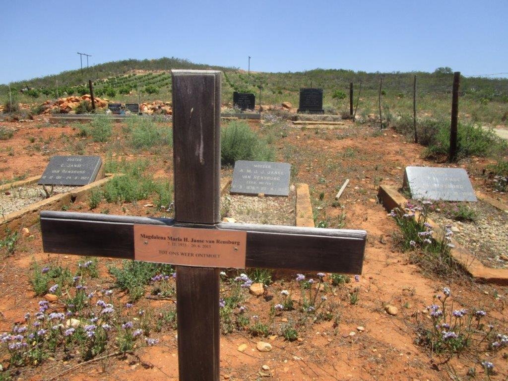 RENSBURG Magdalena Maria H., Janse van 1933-2015