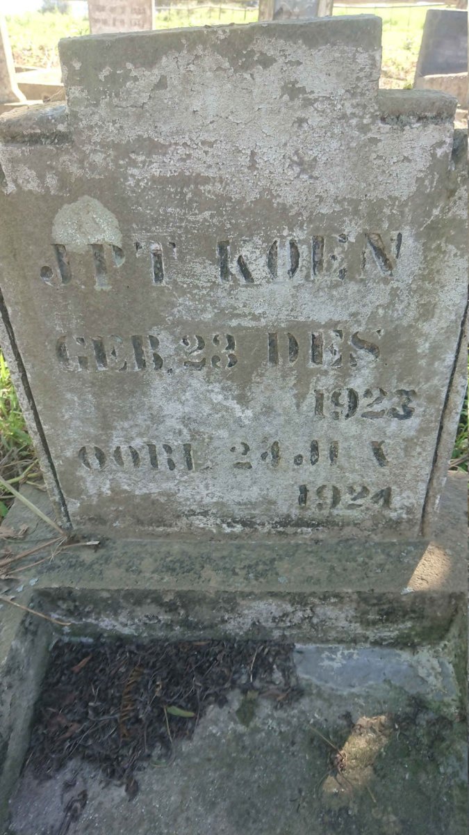 KOEN J.P.T. 1923-1924