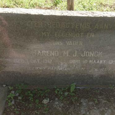 JONCK Barend M.J. 1912-1952