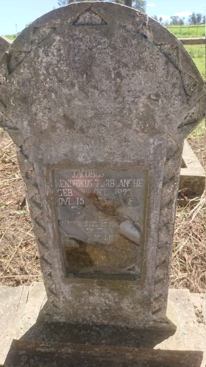 TERBLANCHE Jacobus Hendrikus 1929-1938
