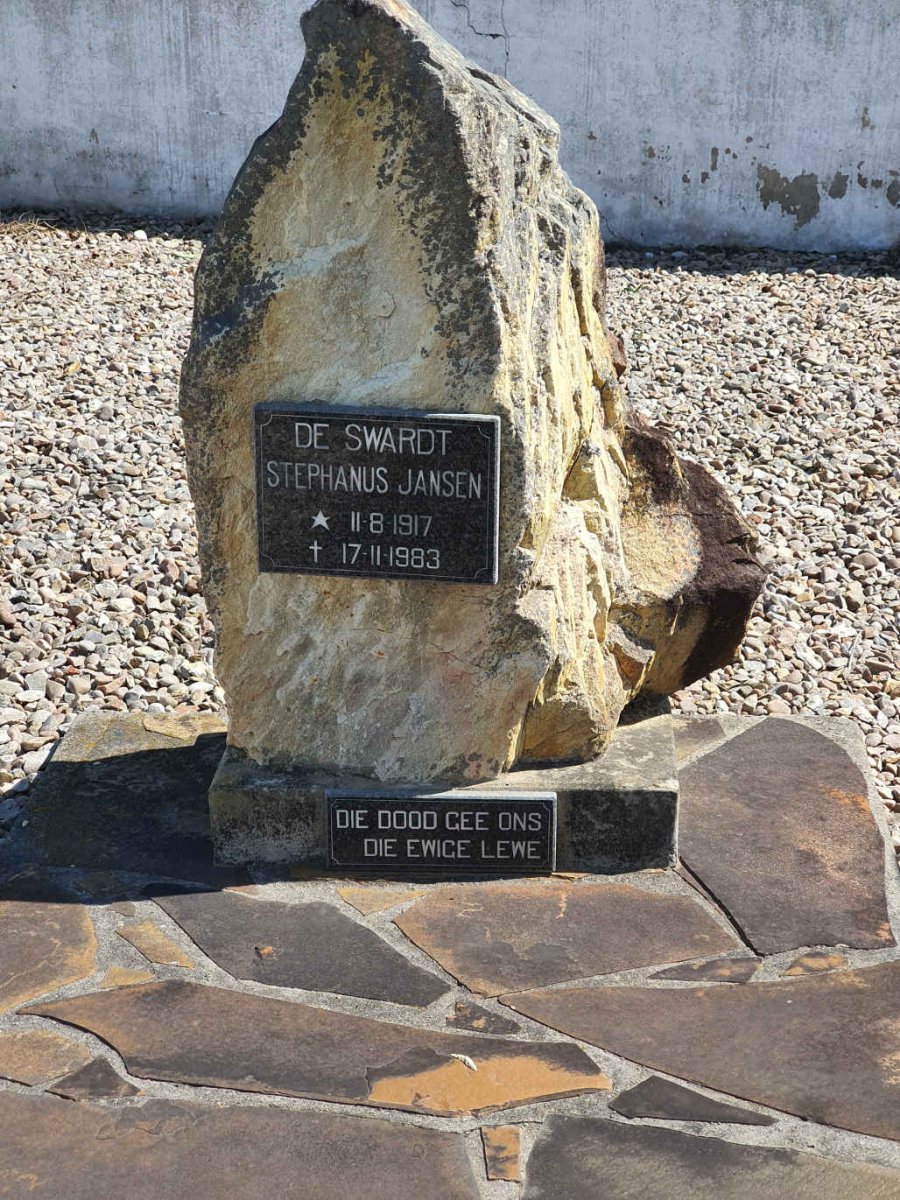 SWARDT Stephanus Jansen, de 1917-1983