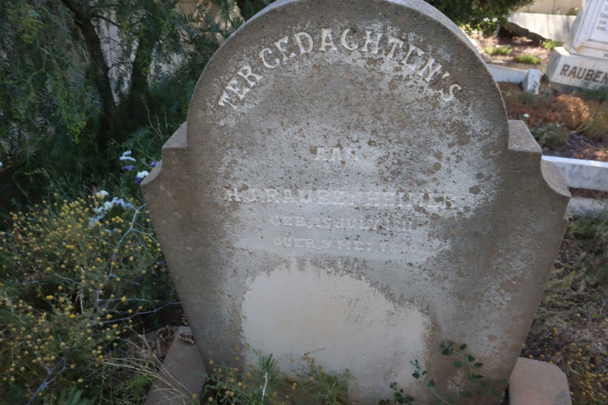 RAUBENHEIMER H.J. 1811-1890