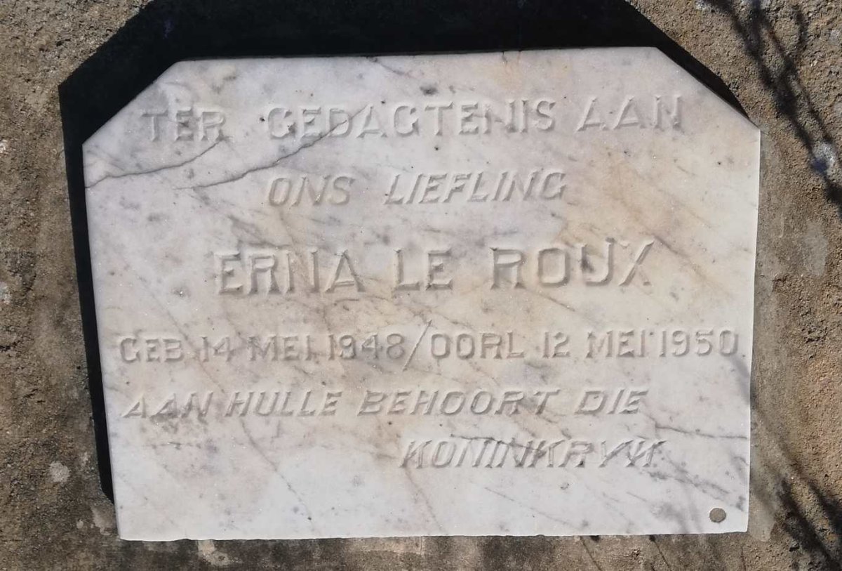 ROUX Erna, le 1948-1950