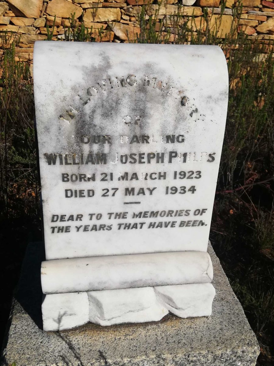 PHILPS William Joseph 1923-1934