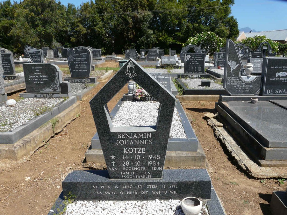 KOTZE Benjamin Johannes 1948-1984