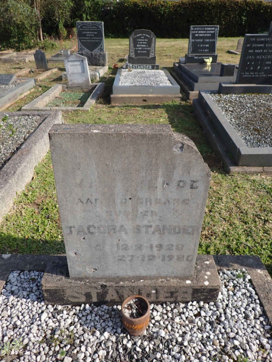 STANDER Jacoba 1928-1980 