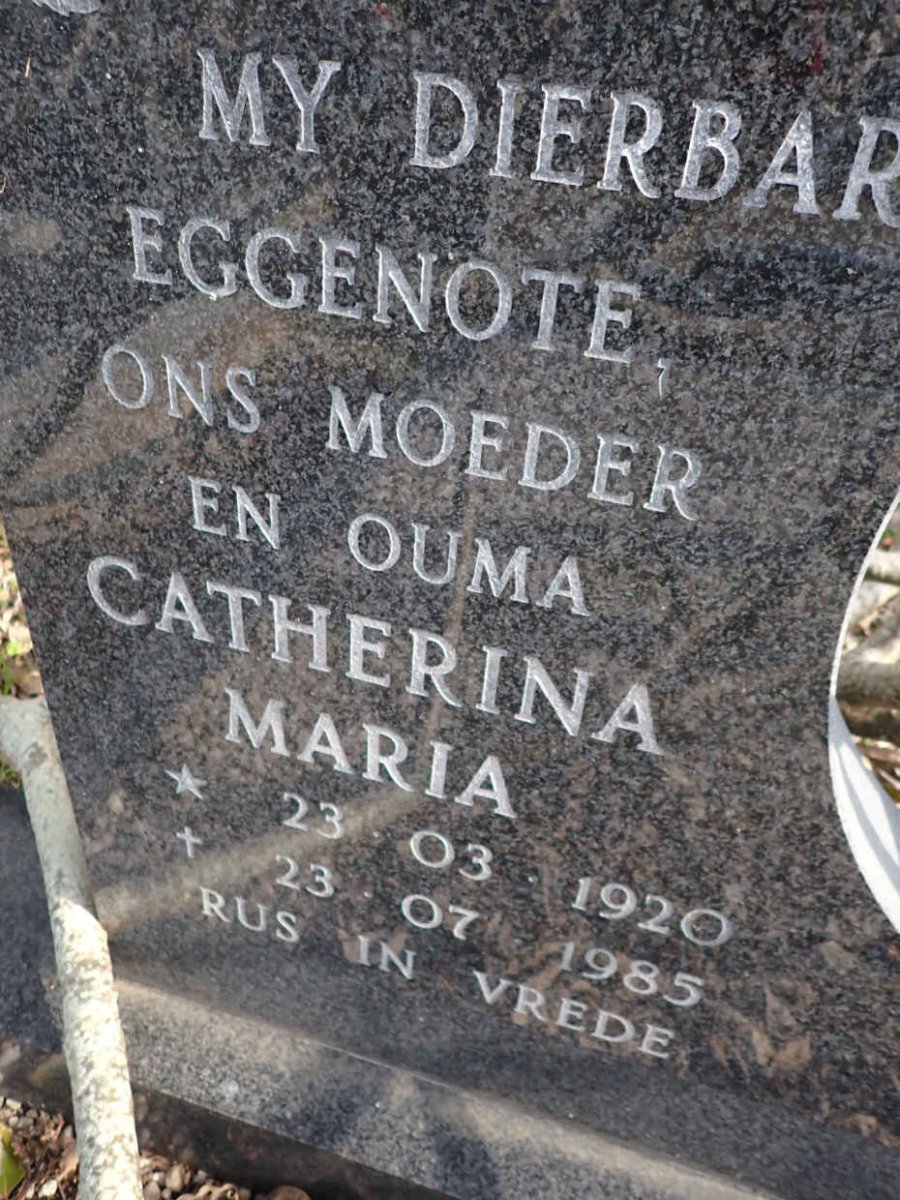 THERON Christiaan Roelofse 1910- & Catherina Maria  1920-1985 _2