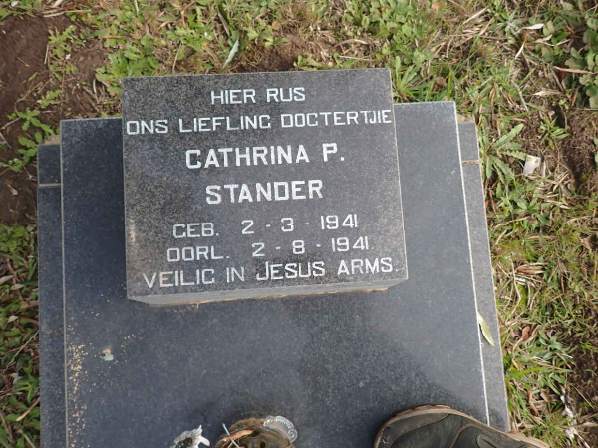 STANDER Cathrina P. 1941-1941