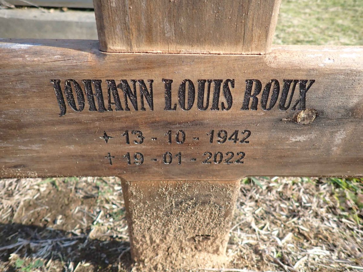 ROUX Johann Louis 1942-2022