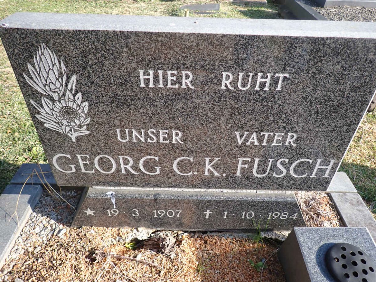 FUSCH Georg C.K. 1907-1984