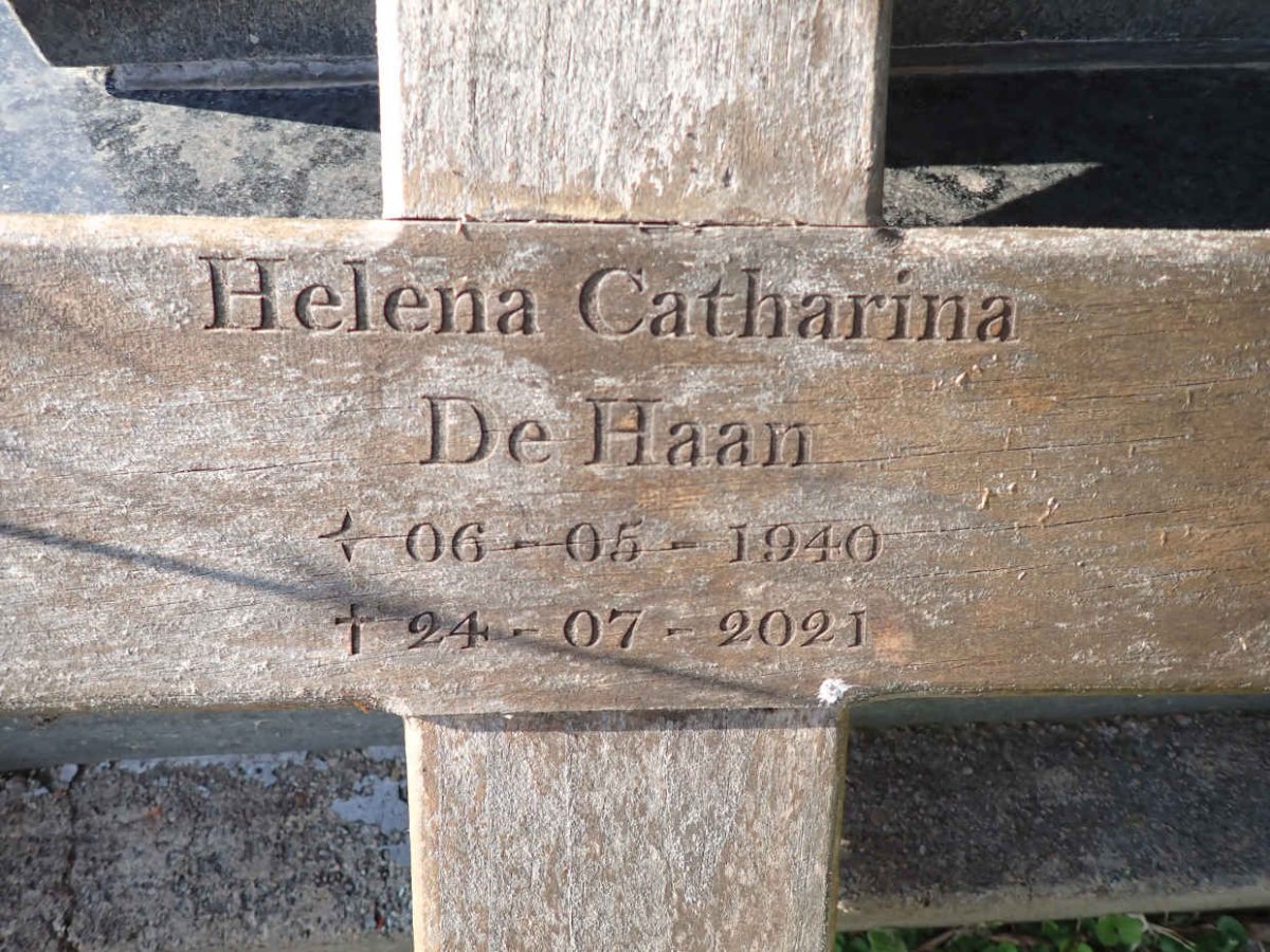 HAAN Helena Catharina, de 1940-2021
