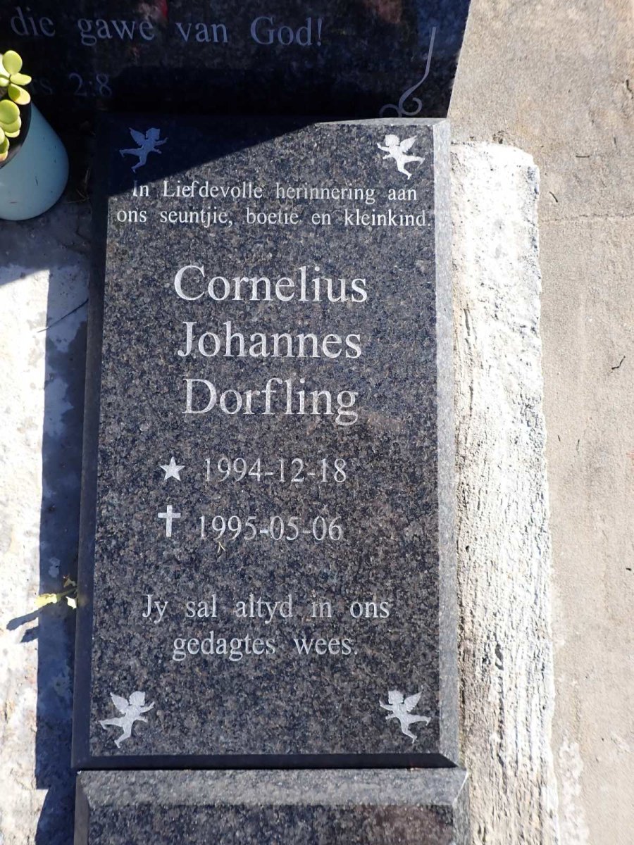 EMMERICH Nicolaas Antonie 1918-2012 :: DORFLING Cornelius Johannes 1994-1995_2