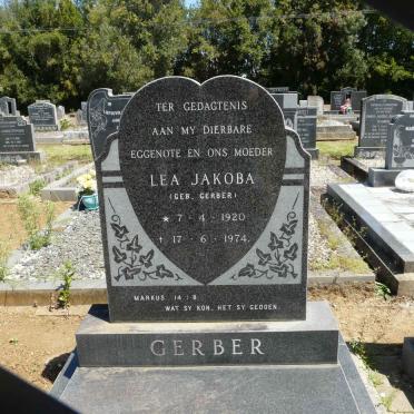 GERBER Lea Jakoba nee GERBER 1920-1974