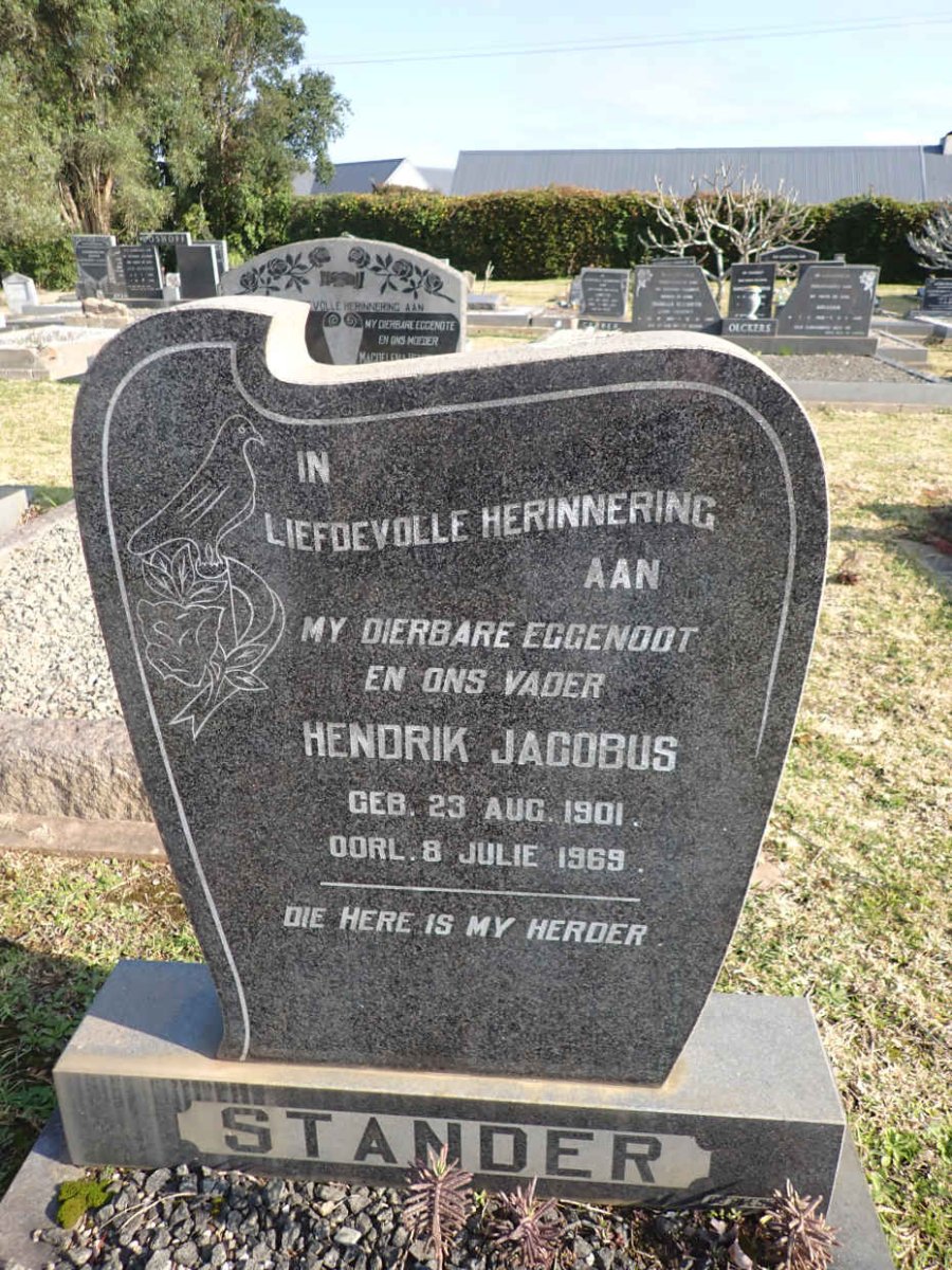 STANDER Hendrik Jacobus 1901-1969