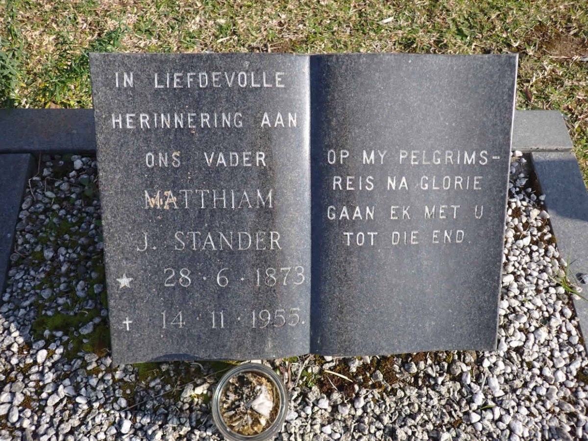 STANDER Matthiam J. 1873-1955