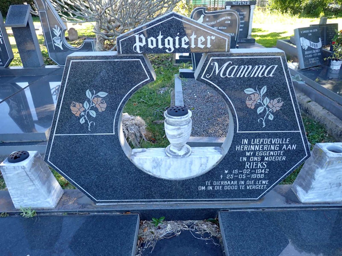 POTGIETER Rieks 1942-1988