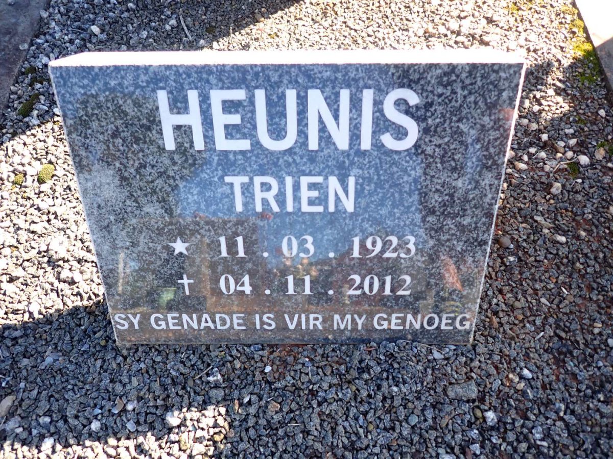 HEUNIS Trien 1923-2012