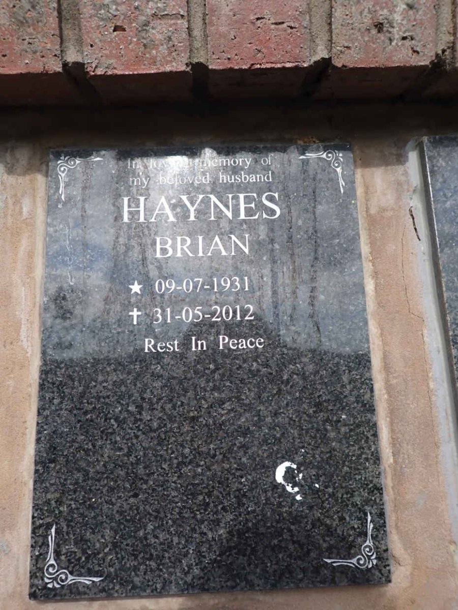 HAYNES Brian 1931-2012