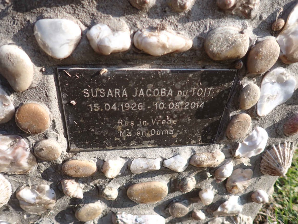 TOIT Susara Jacoba, du 1926-2014