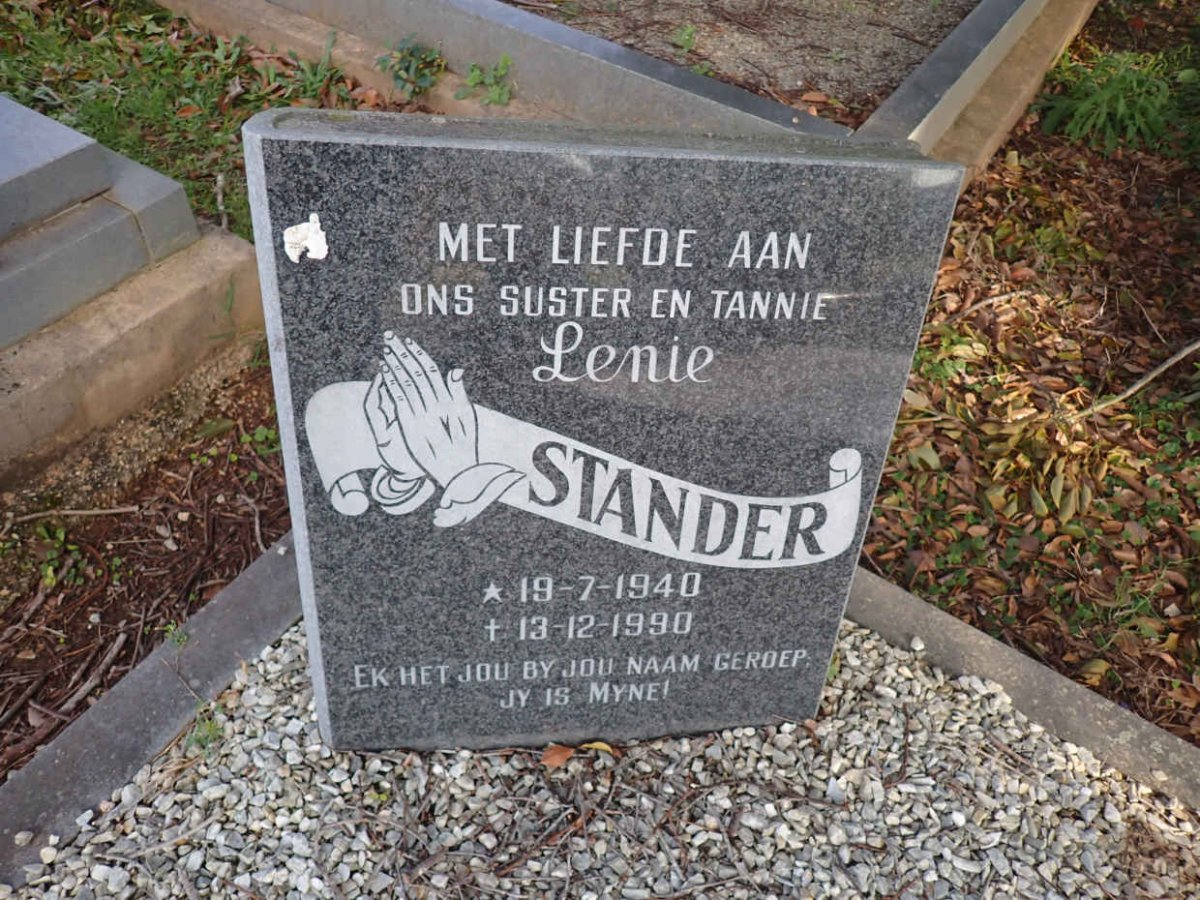STANDER Lenie 1940-1990