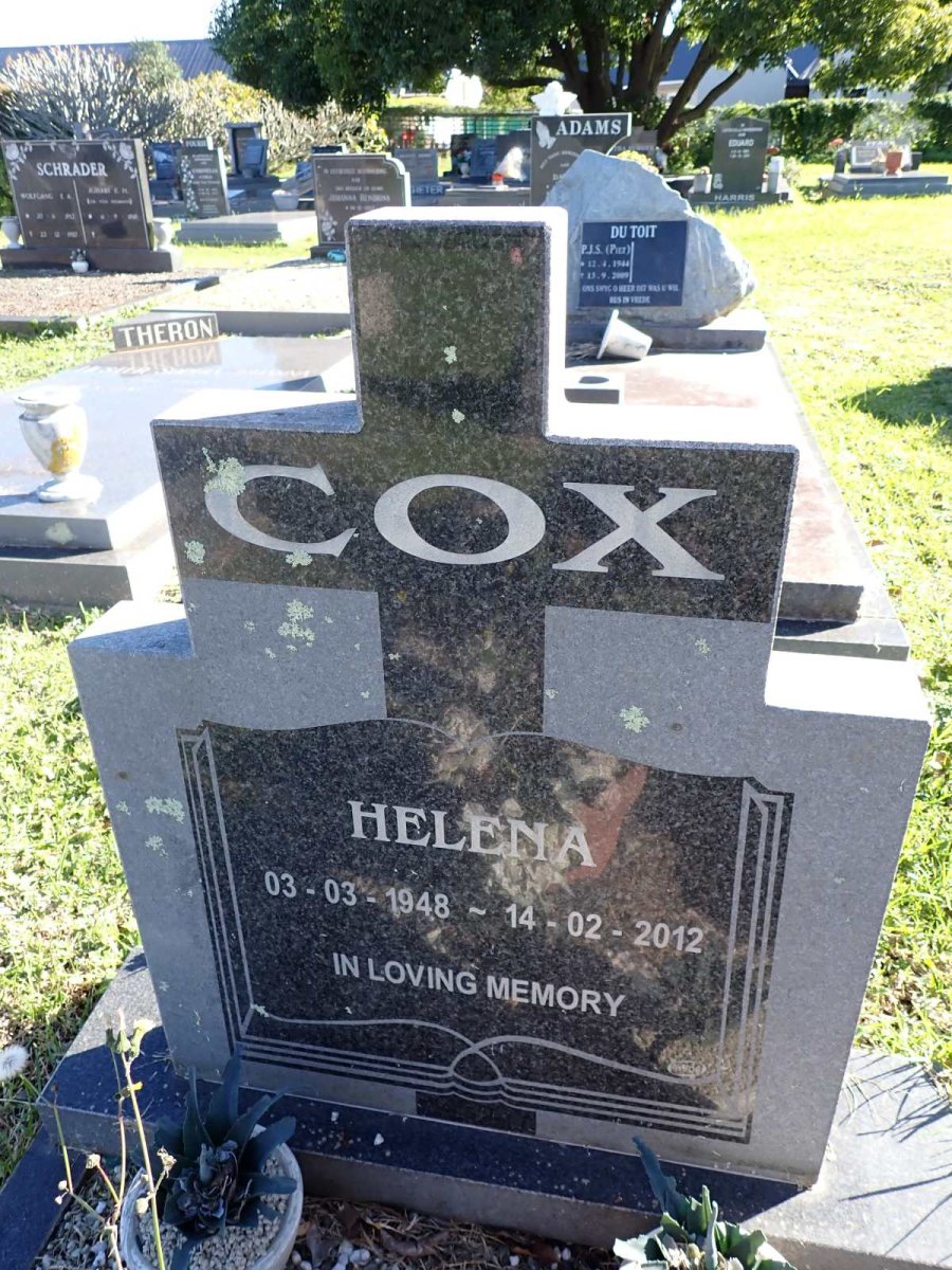 COX Helena 1948-2012