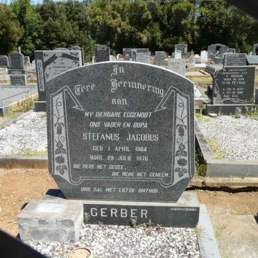 GERBER Stefanus Jacobus 1904-1976