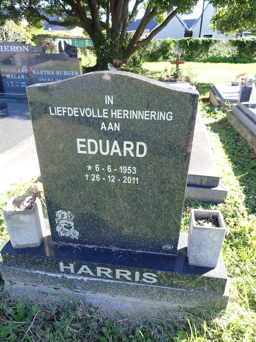 HARRIS Eduard 1953-2011