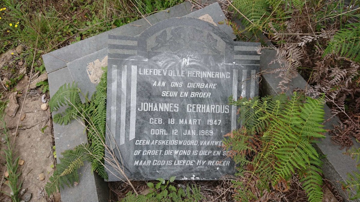 TERBLANCHE Johannes Gerhardus 1947-1969