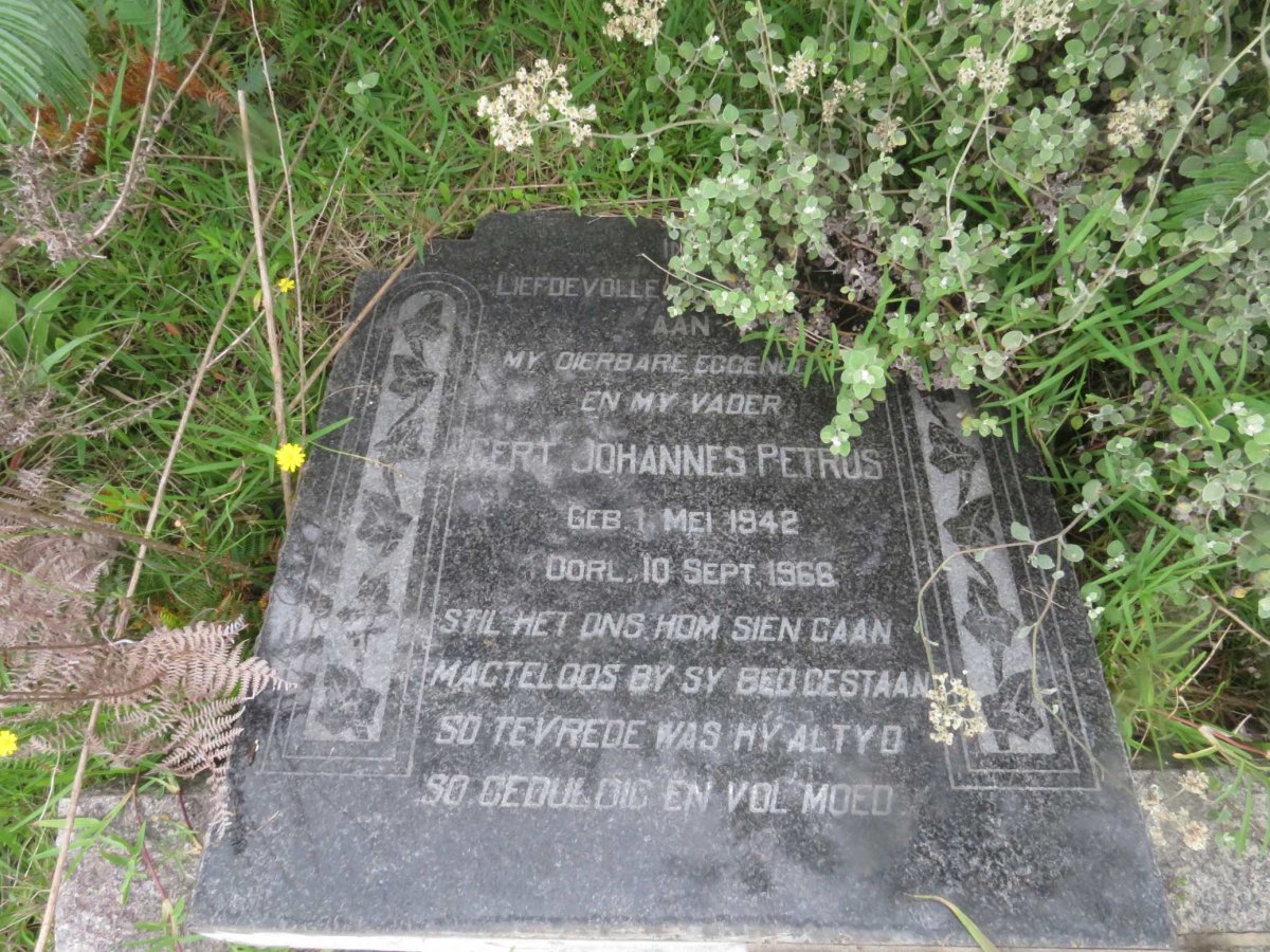 STRYDOM Gert Johannes Petrus 1942-1966