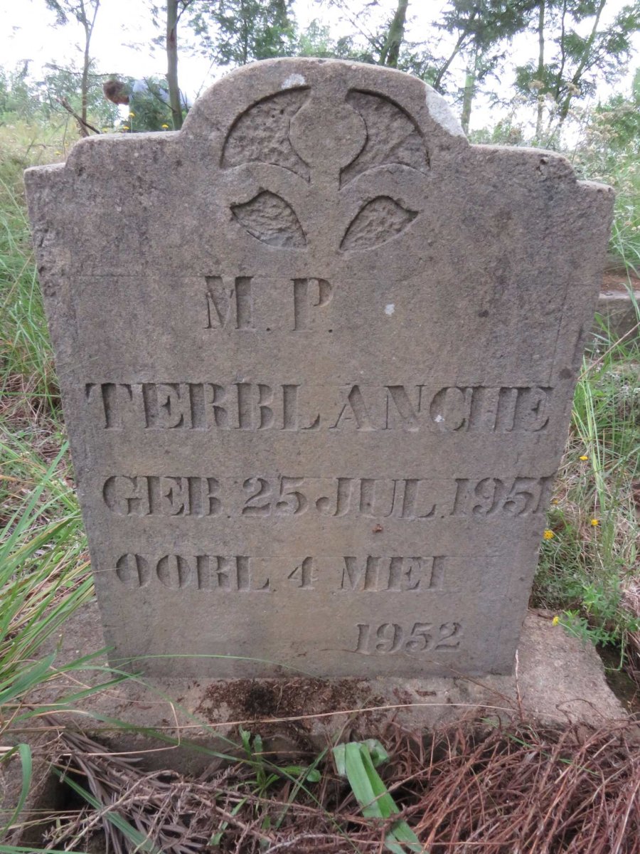 TERBLANCHE M.P. 1951-1952