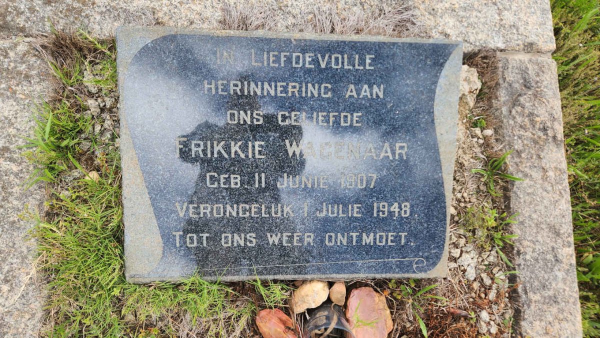 WAGENAAR Frikkie 1907-1948