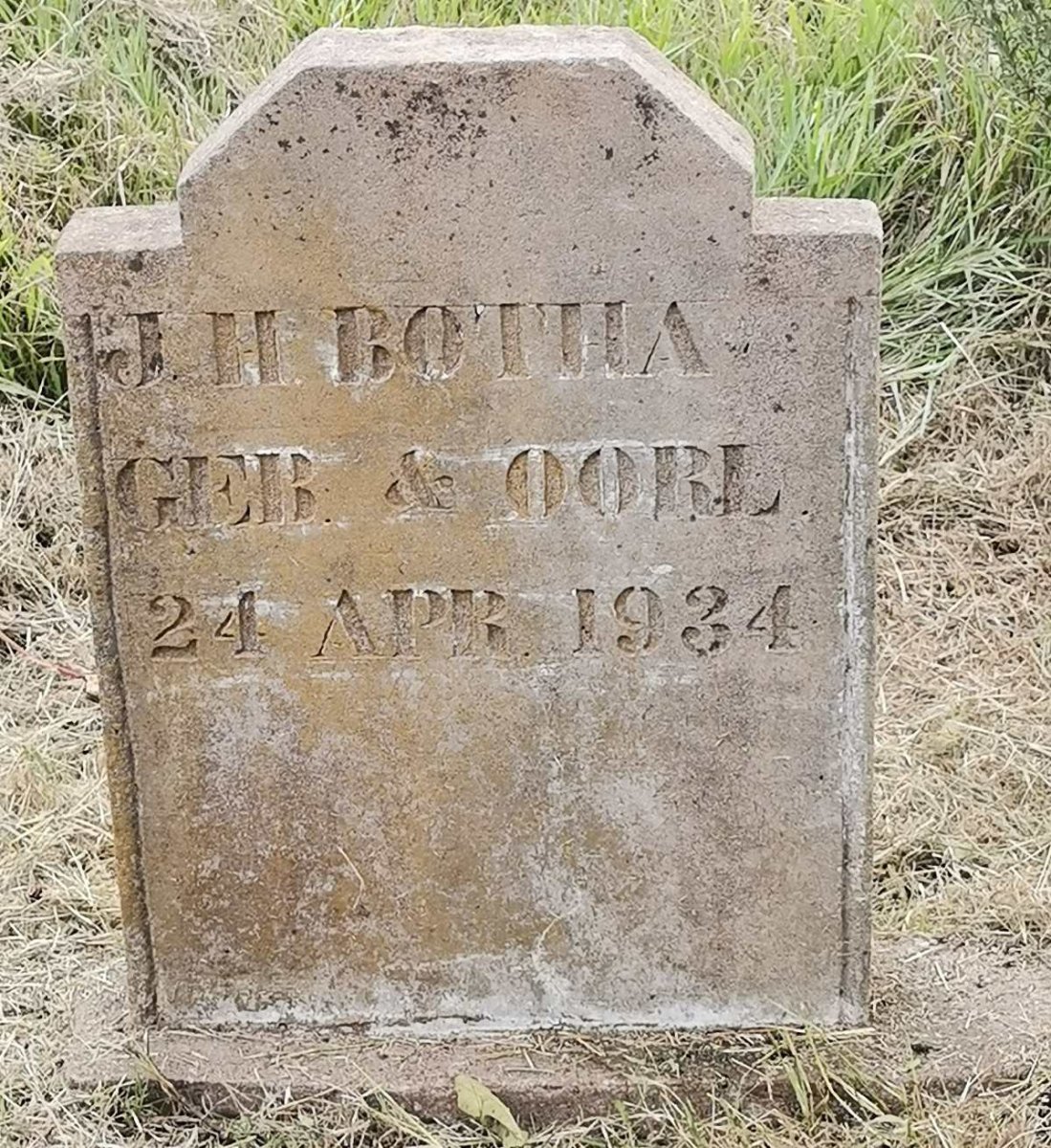 BOTHA J.H. 1934-1934