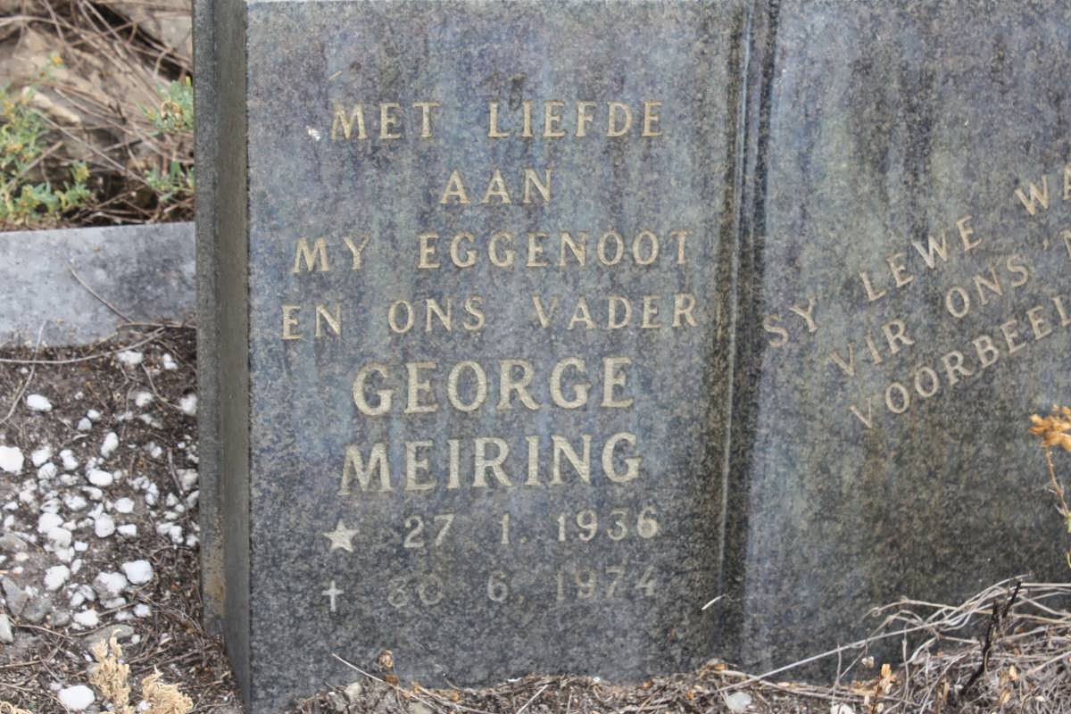 MEIRING George 1936-1974