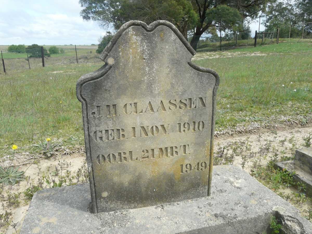 CLAASSEN J.H. 1910-1949