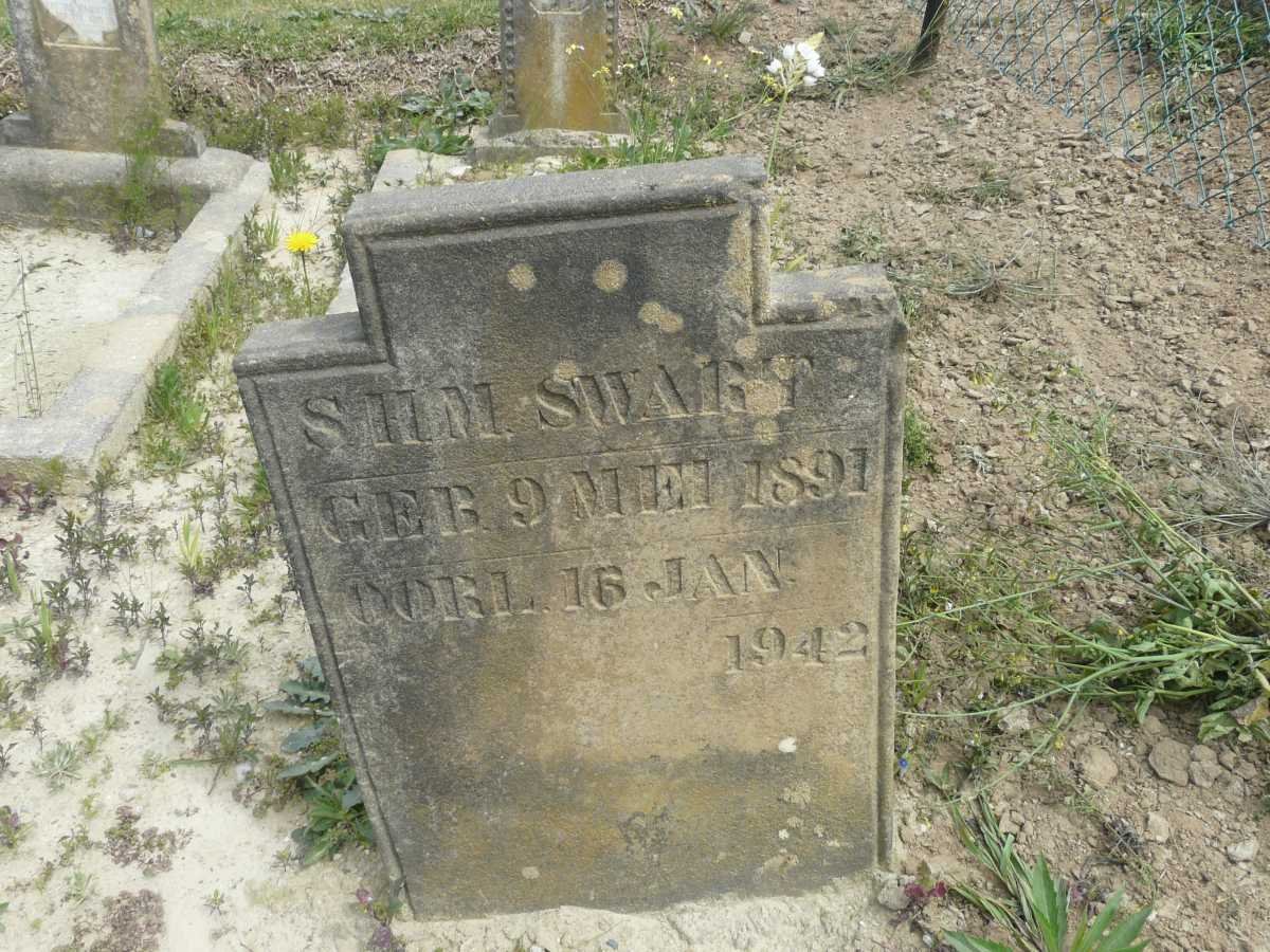 SWART S.H.M. 1891-1942