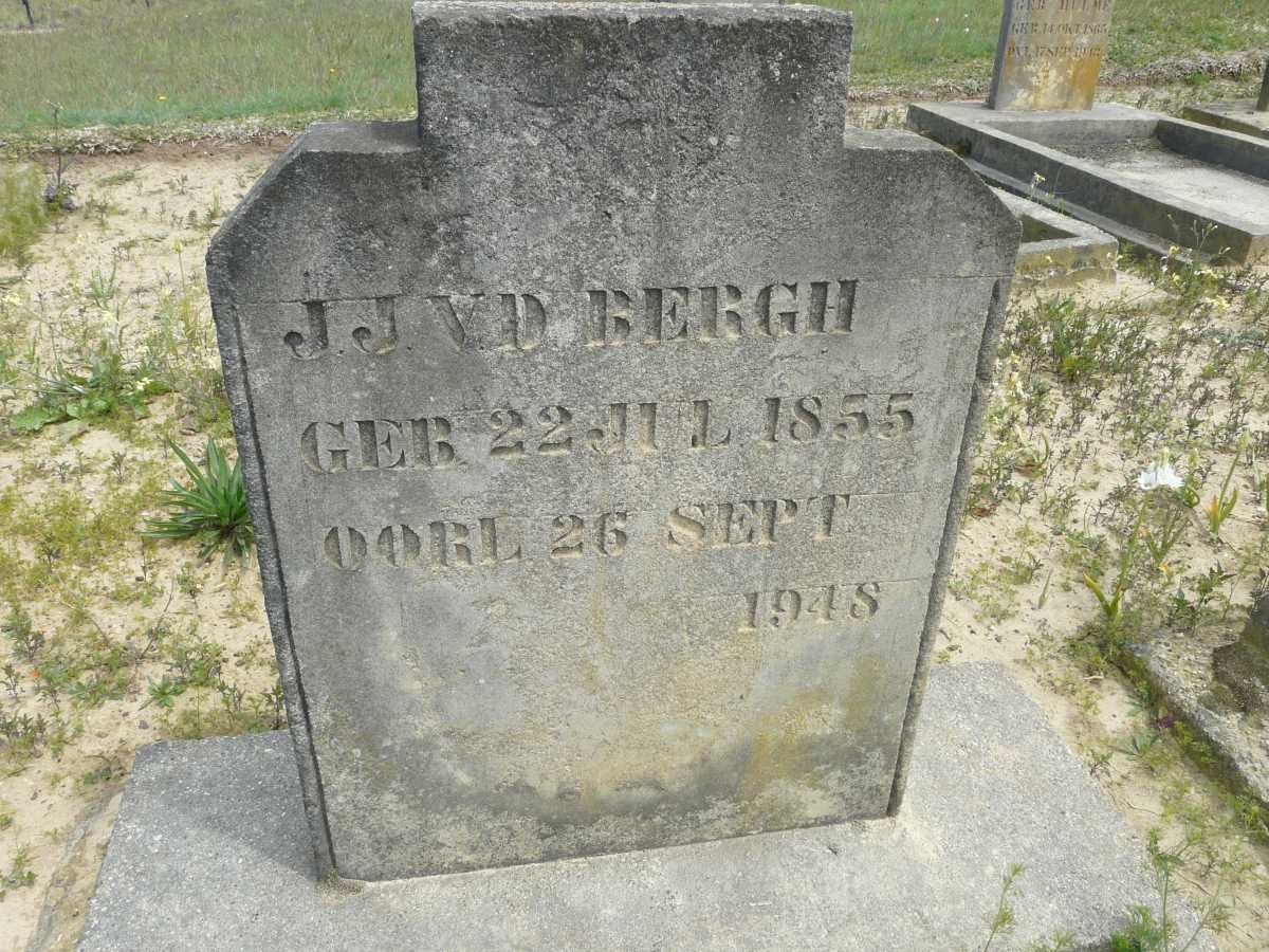 BERGH J.J., v.d. 1855-1948