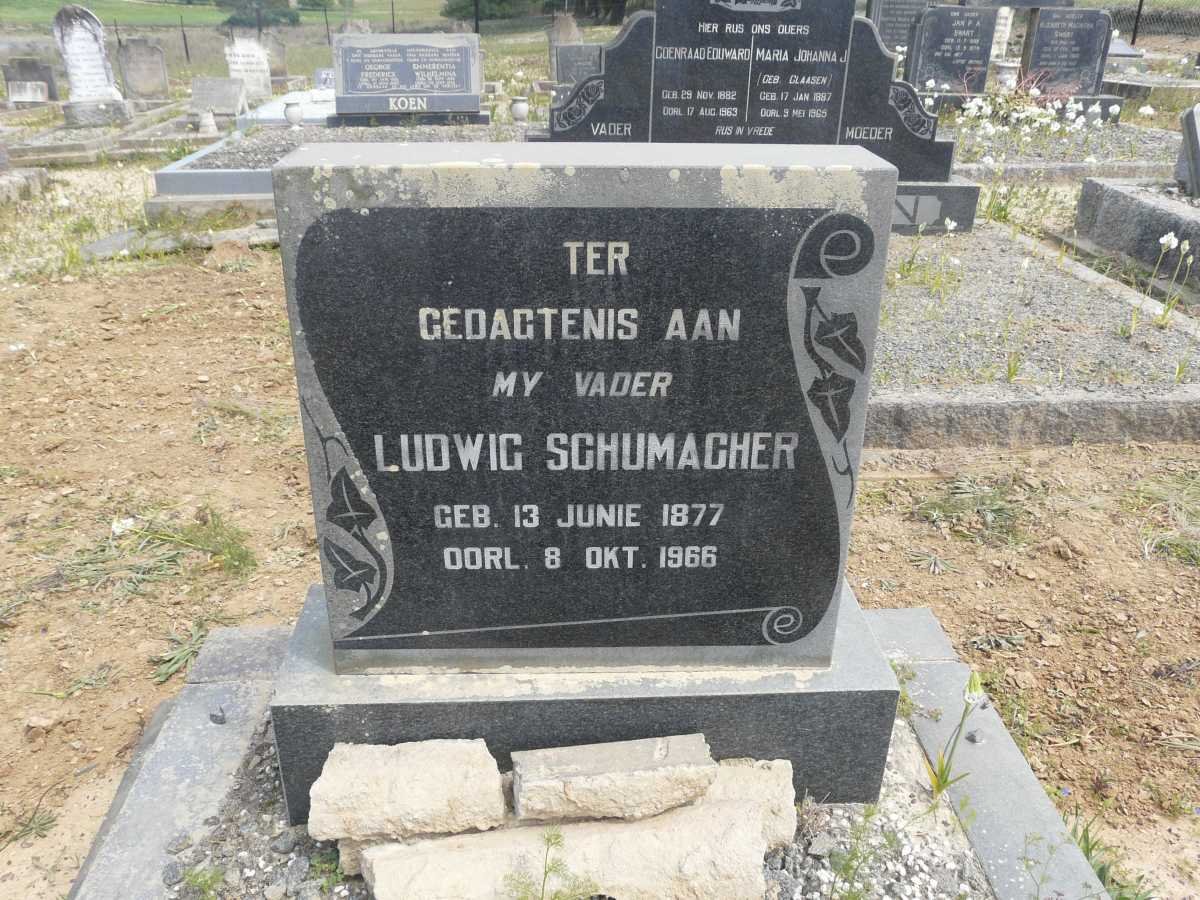SCHUMACHER Ludwig 1877-1966