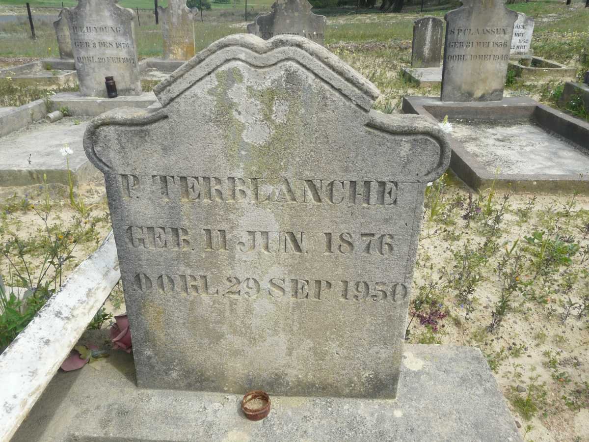 TERBLANCHE P. 1876-1950