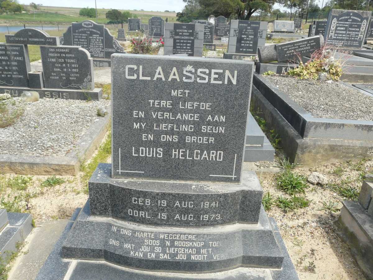 CLAASSEN Louis Helgard 1941-1973