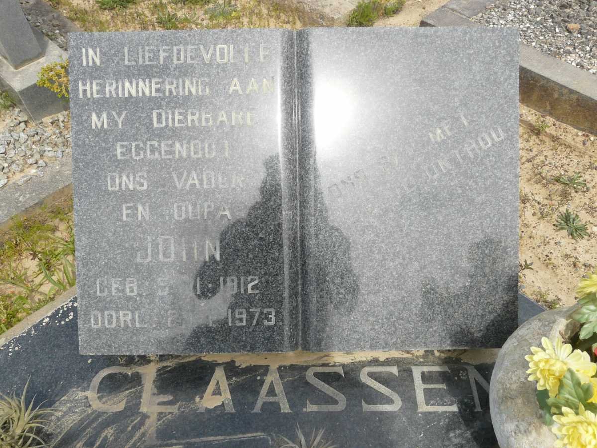CLAASSEN John 1912-1973