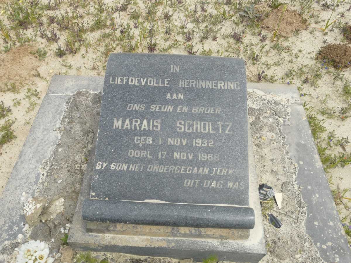 SCHOLTZ Marais 1932-1968