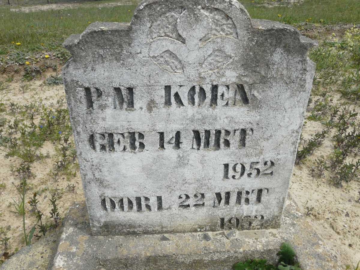 KOEN P.M. 1952-1952