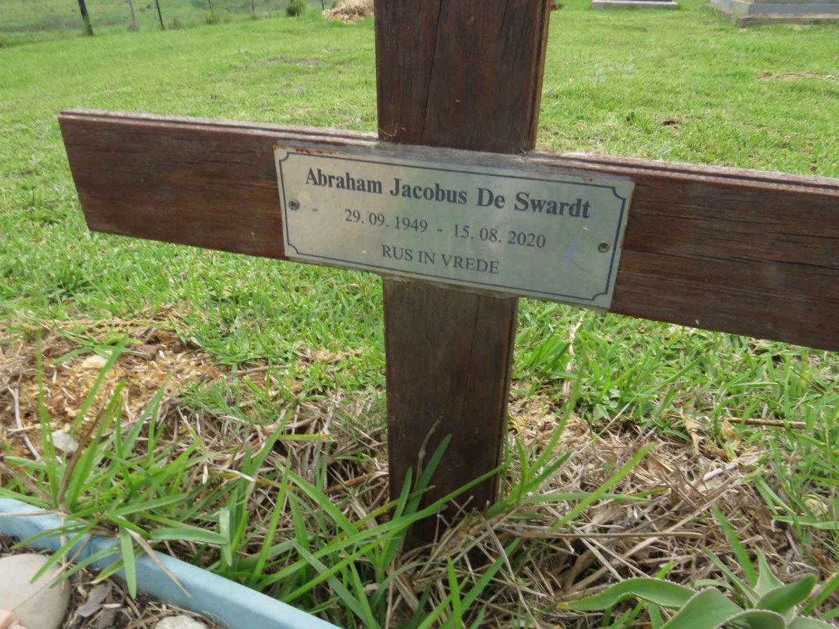 SWARDT Abraham Jacobus, de 1949-2020