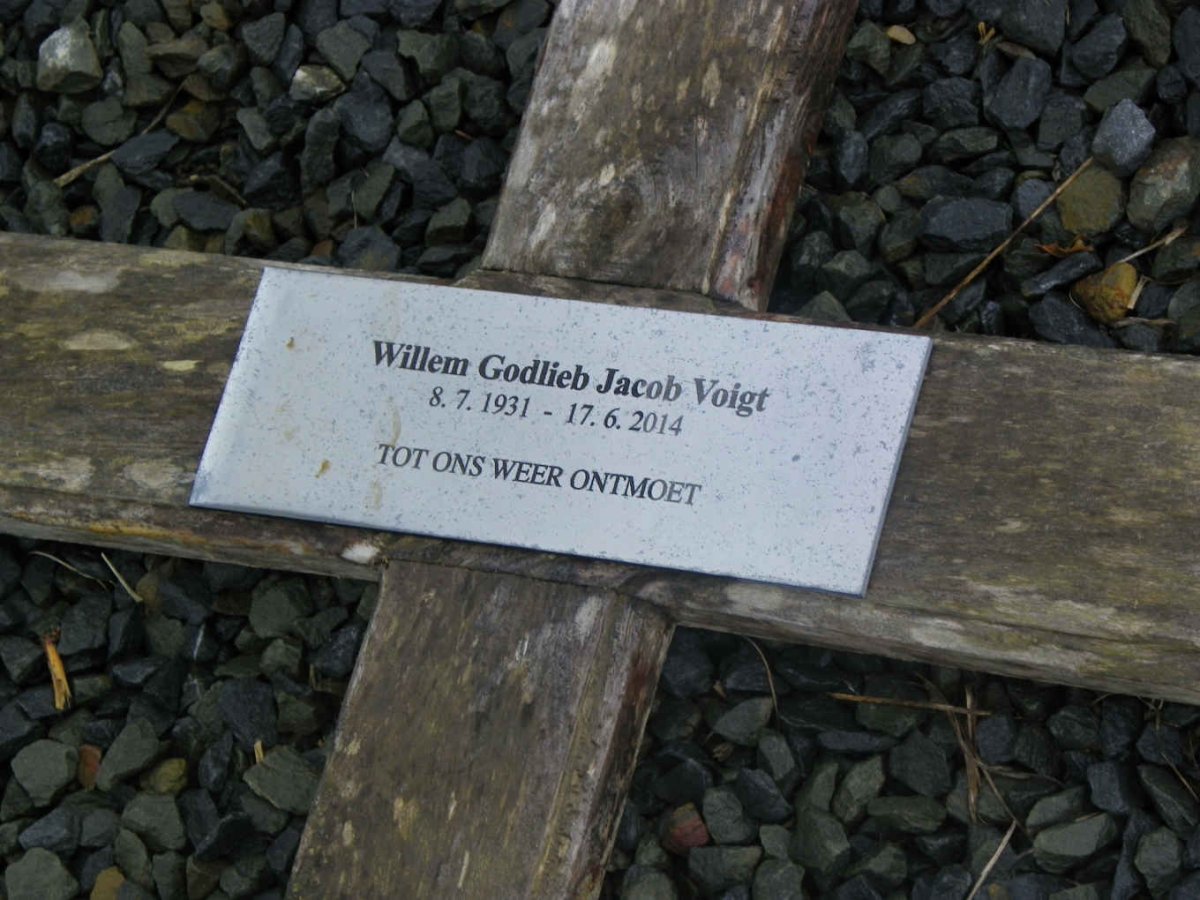 VOIGT Willem Godlieb Jacob 1931-2014