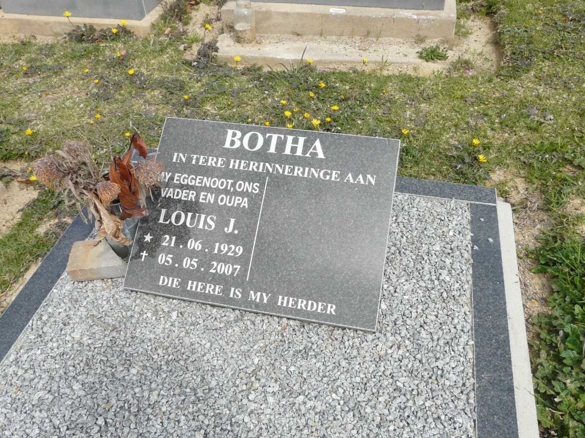 BOTHA Louis J. 1929-2007